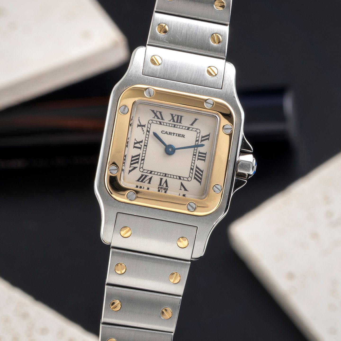 Cartier Santos Galbée W20012C4 (1995) - 24 mm (3/8)