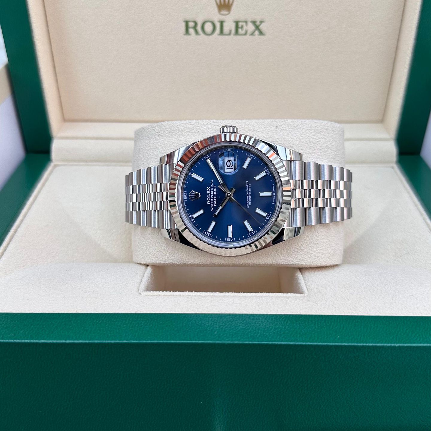 Rolex Datejust 41 126334 (2024) - Blauw wijzerplaat 41mm Staal (5/8)