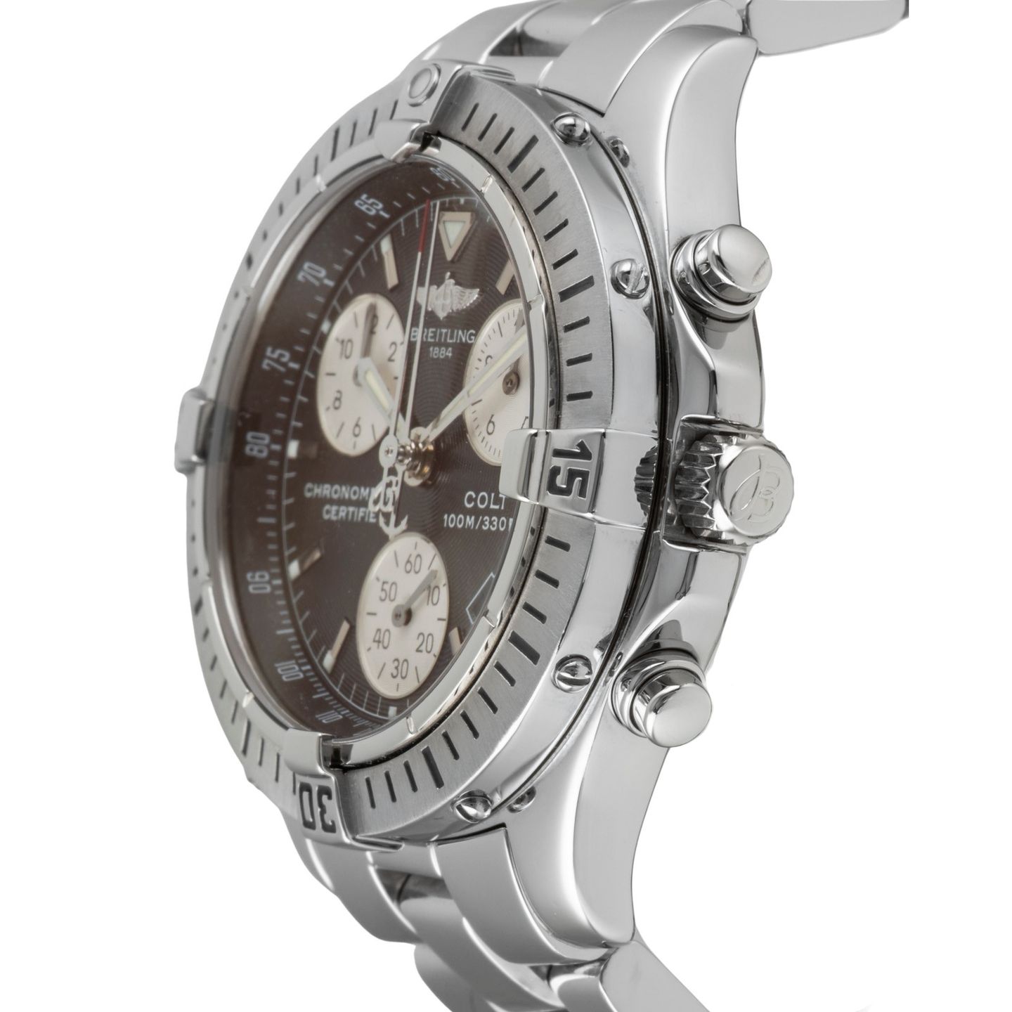 Breitling Colt Chronograph A73350 (Unknown (random serial)) - 38 mm Steel case (6/8)