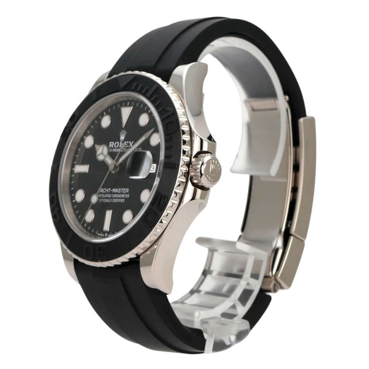 Rolex Yacht-Master 42 226659 (2019) - Black dial 42 mm White Gold case (3/8)