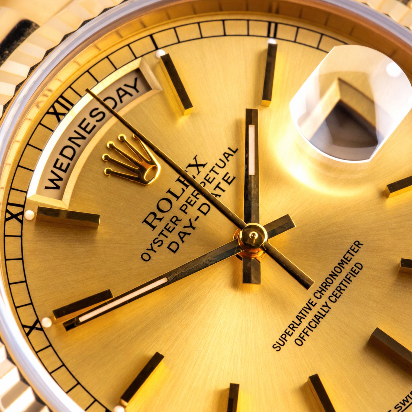 Rolex Day-Date 36 18238 (1991) - 36mm Geelgoud (2/8)
