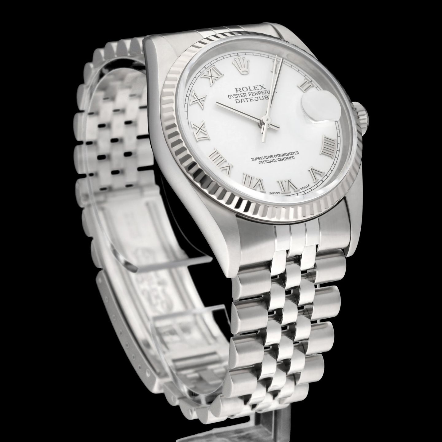 Rolex Datejust 36 16234 (2002) - Silver dial 36 mm Steel case (6/8)