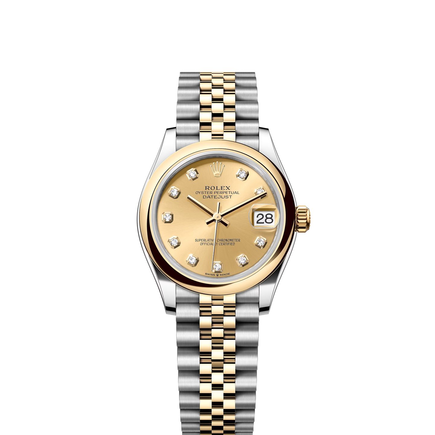 Rolex Datejust 31 278243 (2024) - Champagne wijzerplaat 31mm Staal (1/1)