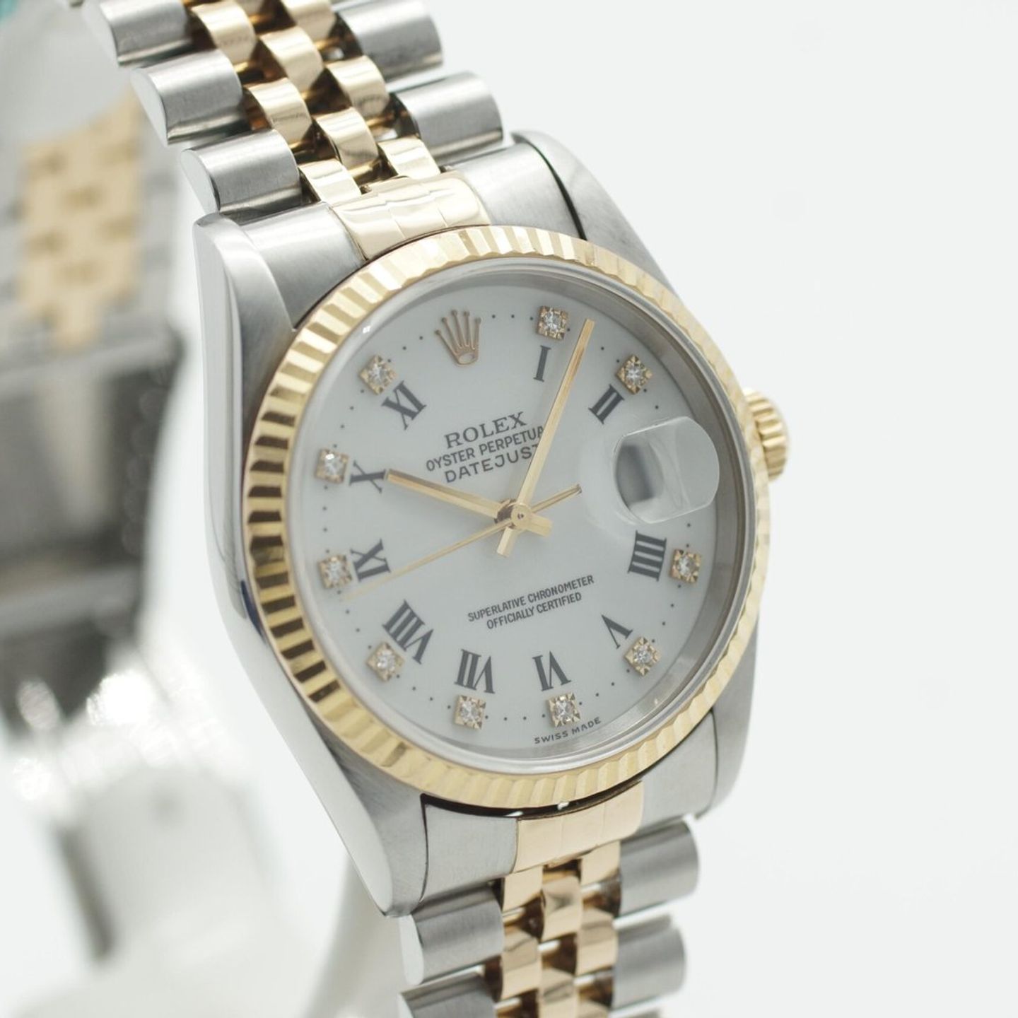 Rolex Datejust 36 16233 (2001) - 36mm Goud/Staal (3/8)