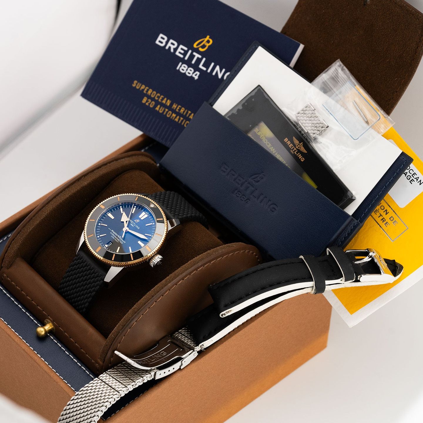 Breitling Superocean Heritage UB2030121B1A1 (2019) - Zwart wijzerplaat 44mm Staal (5/5)