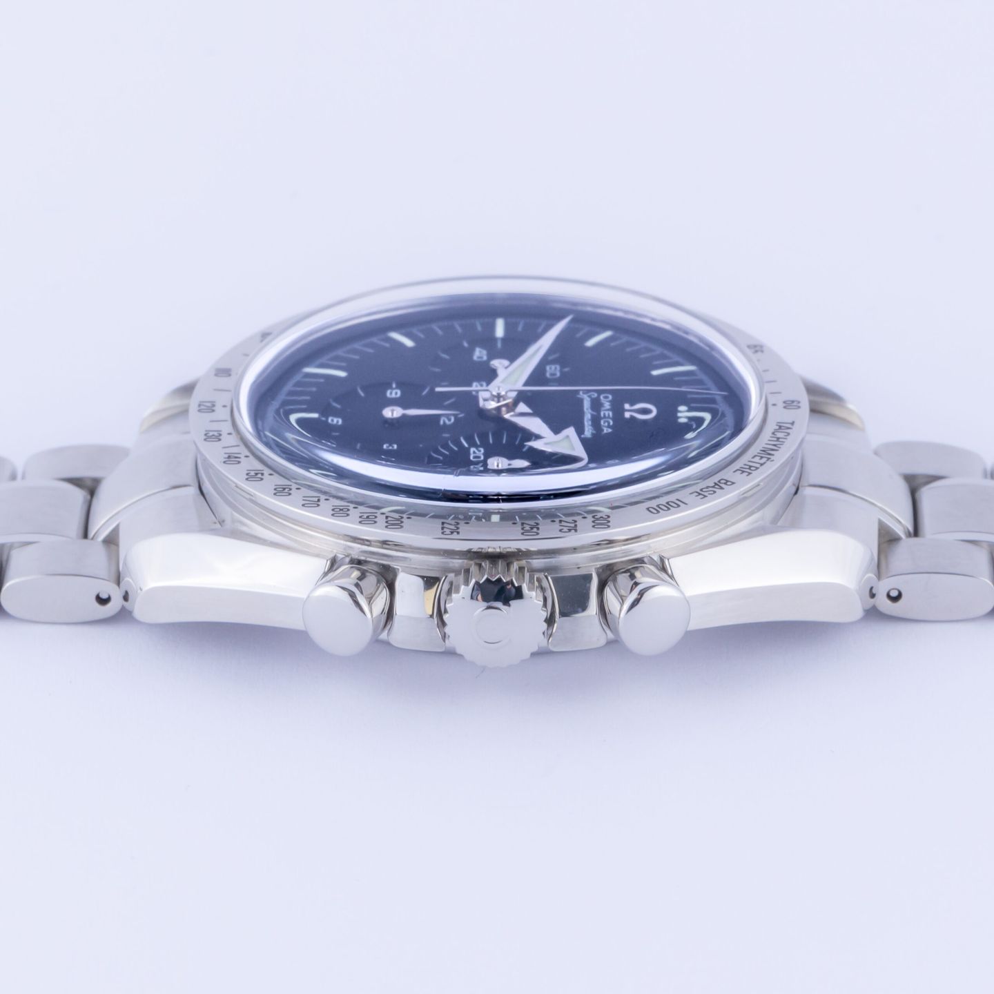 Omega Speedmaster Broad Arrow 3594.50 (1998) - Zwart wijzerplaat 42mm Staal (6/8)