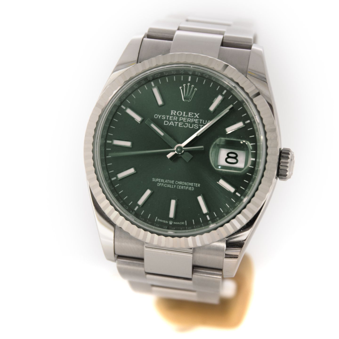 Rolex Datejust 36 126234 (2025) - Green dial 36 mm Steel case (1/5)