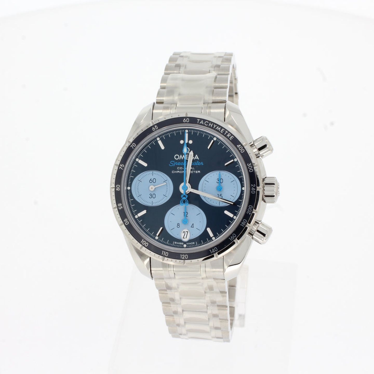 Omega Speedmaster 324.30.38.50.03.002 (2024) - Blauw wijzerplaat 38mm Staal (1/5)