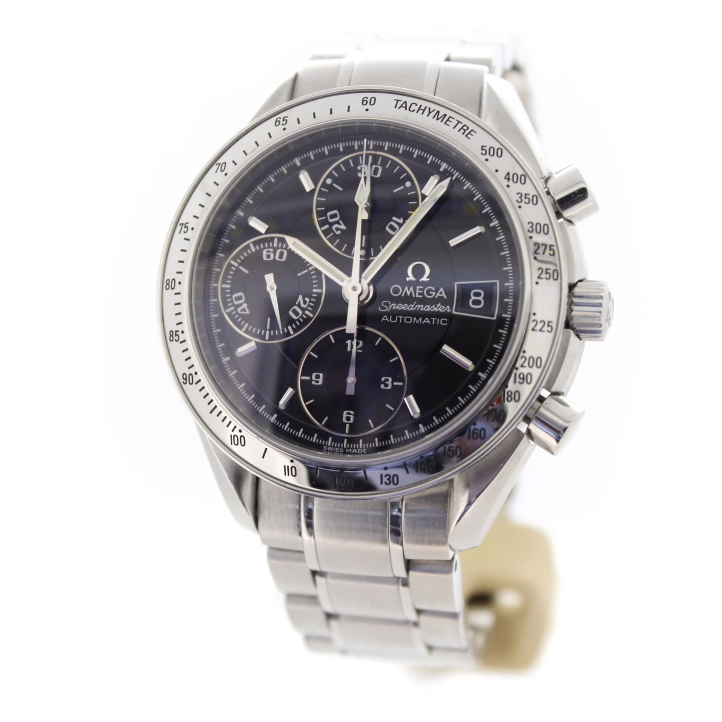 Omega Speedmaster Date 3513.5 (Unknown (random serial)) - Black dial 39 mm Steel case (4/7)