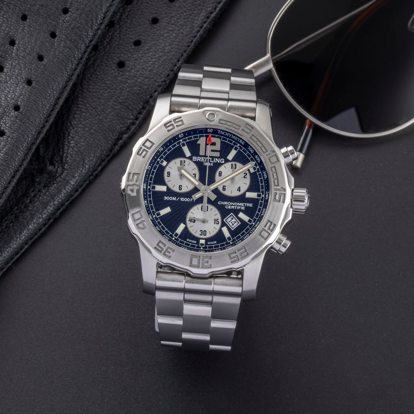 Breitling Colt Chronograph II A7338710/BB49 (Unknown (random serial)) - 44 mm Steel case (1/8)