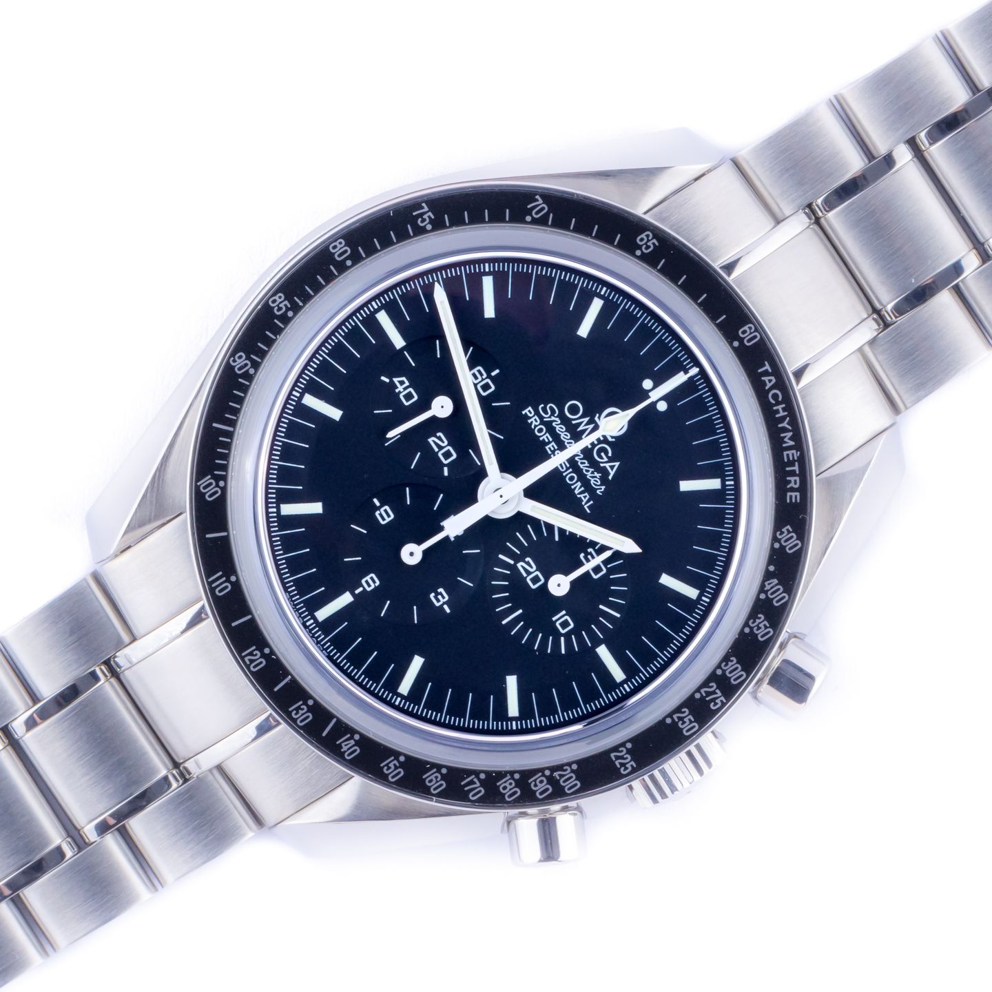 Omega Speedmaster Professional Moonwatch 3573.50.00 (2007) - Zwart wijzerplaat 42mm Staal (1/8)