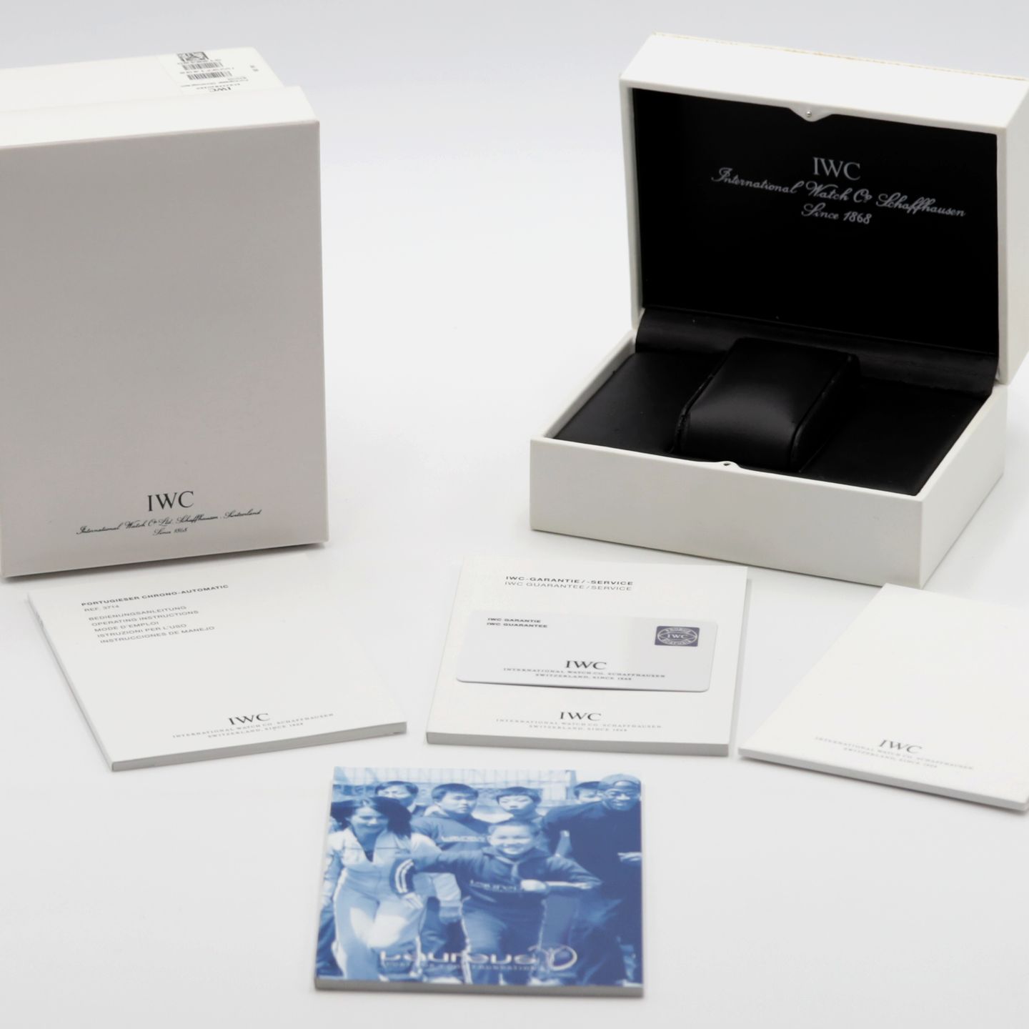 IWC Portuguese Chronograph IW371432 (Unknown (random serial)) - Blue dial 41 mm Steel case (8/8)