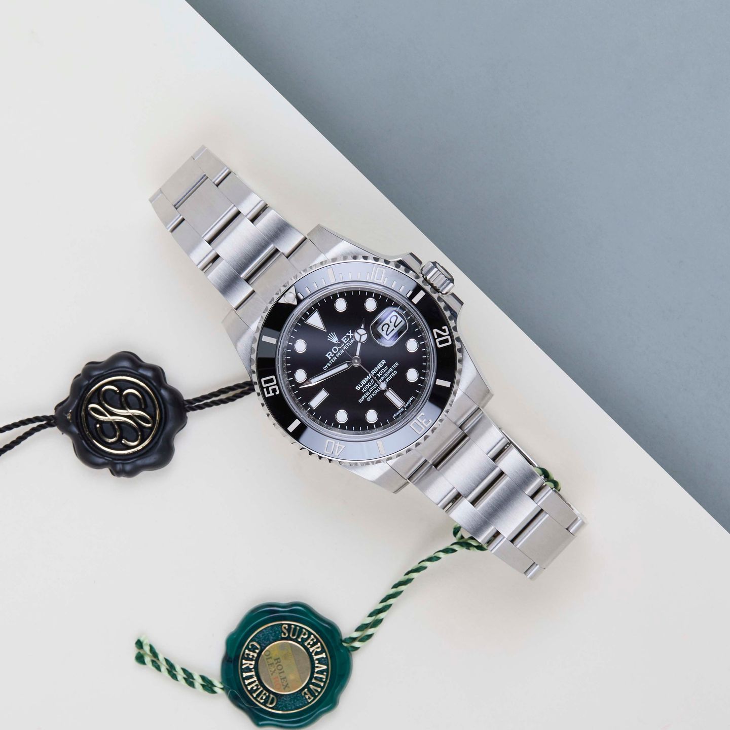 Rolex Submariner Date 116610LN (2018) - Zwart wijzerplaat 40mm Staal (2/8)
