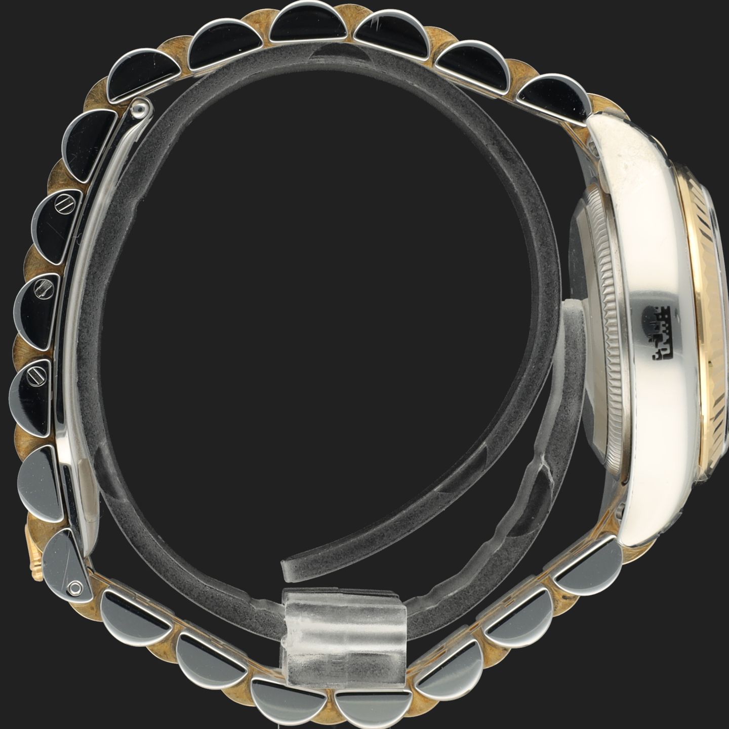 Rolex Lady-Datejust 179173 (2011) - Champagne dial 26 mm Gold/Steel case (5/8)