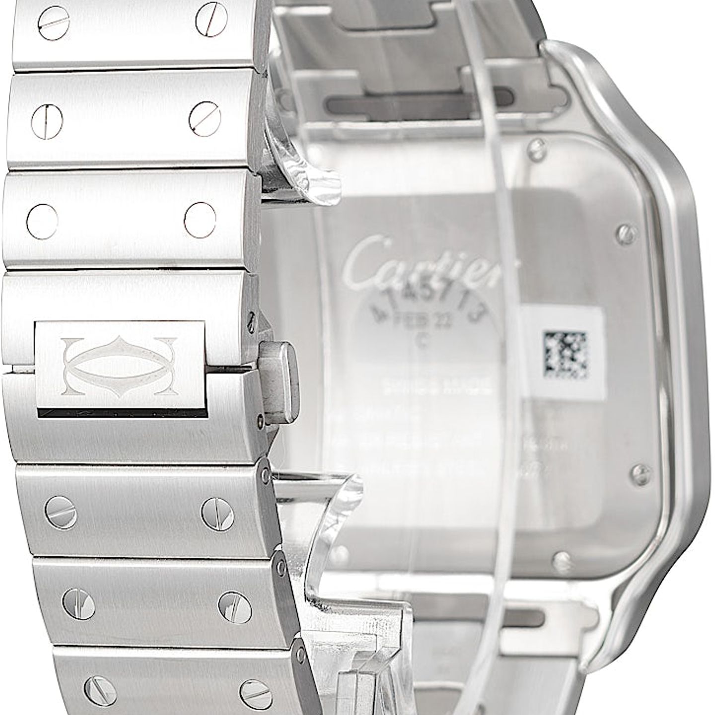 Cartier Santos WSSA0018 (2025) - Zilver wijzerplaat 40mm Staal (5/5)