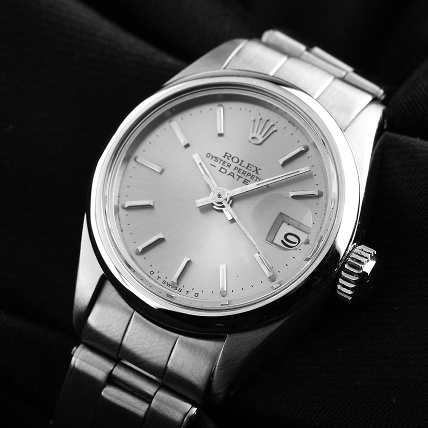 Rolex Lady-Datejust 6916 (1978) - Silver dial 26 mm Steel case (3/8)