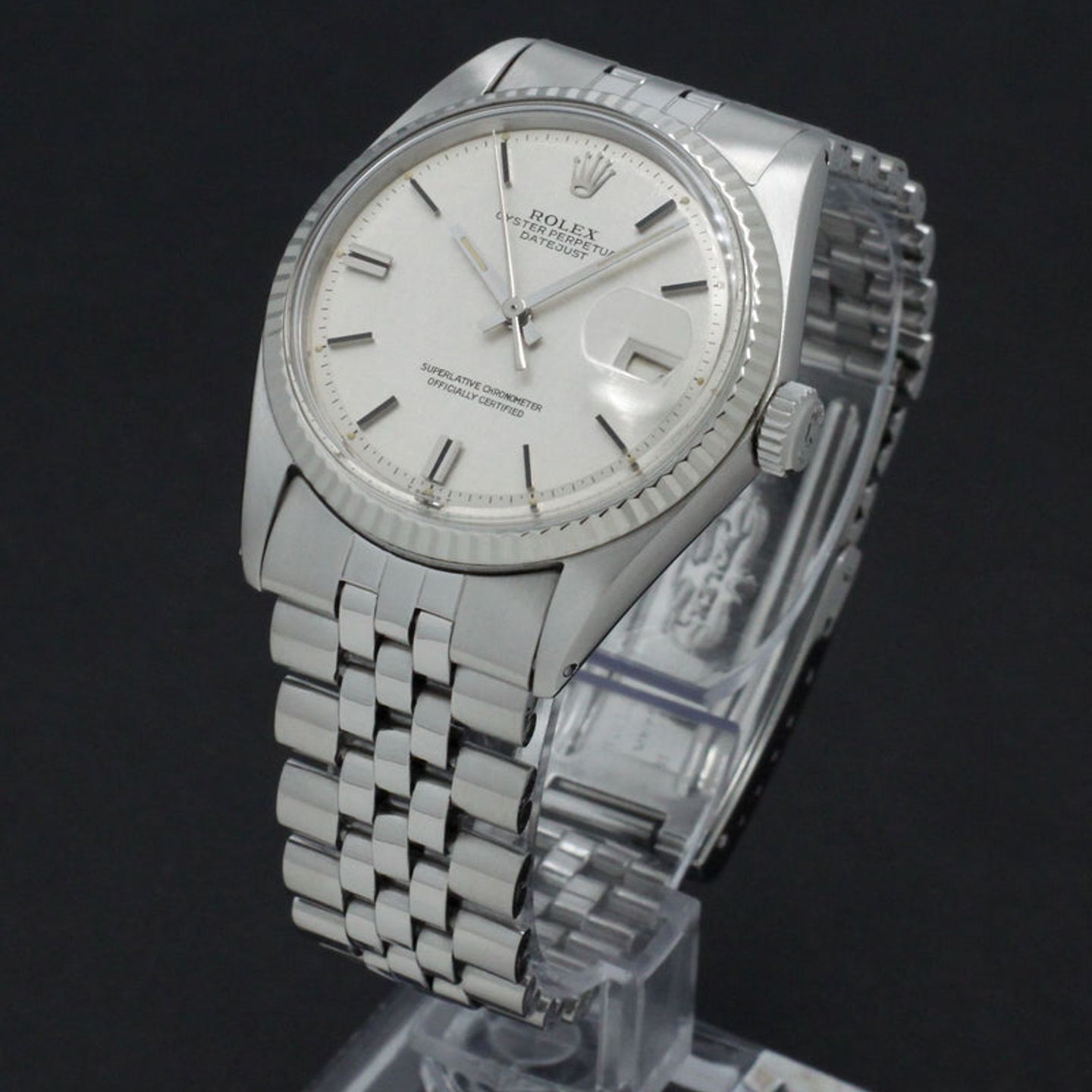 Rolex Datejust 1601 (1970) - Silver dial 36 mm Steel case (4/7)