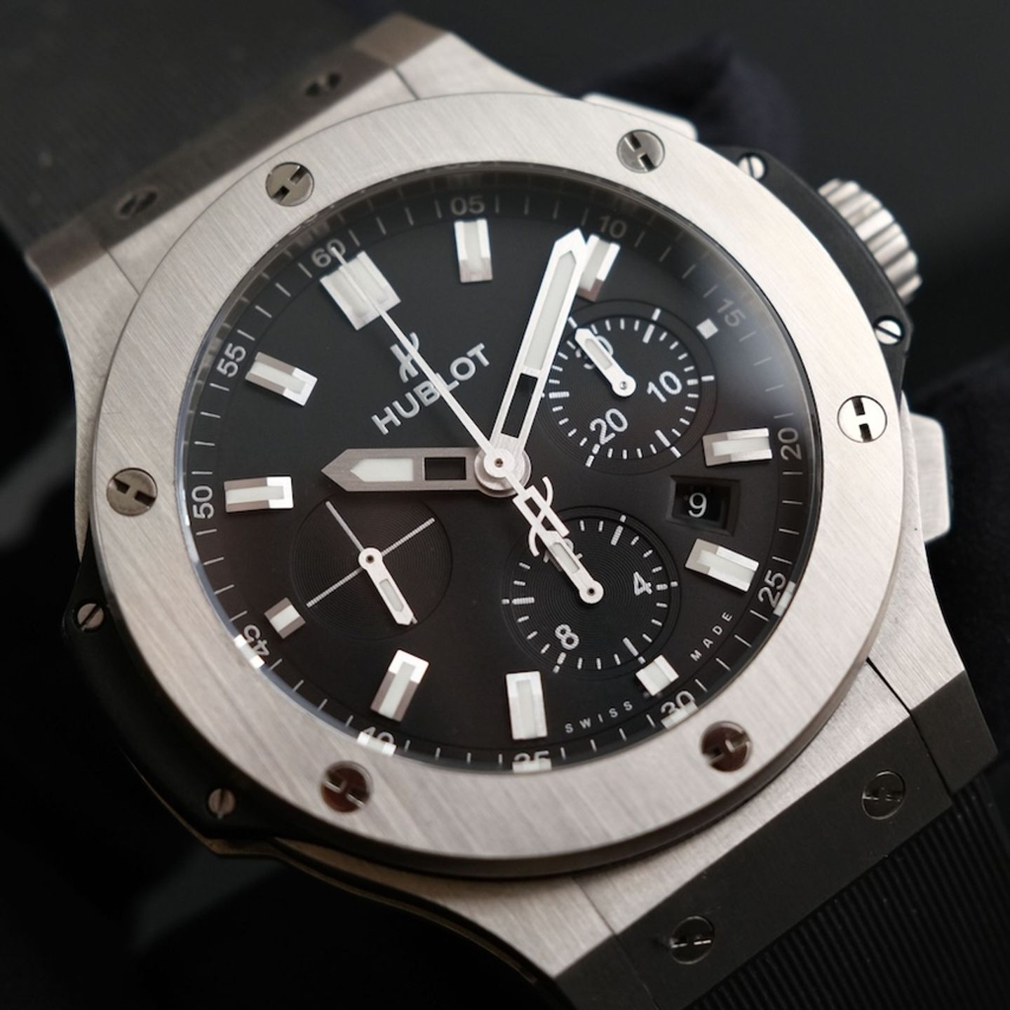 Hublot Big Bang 44 mm 301.SX.1170.RX (2019) - Black dial 45 mm Steel case (1/8)