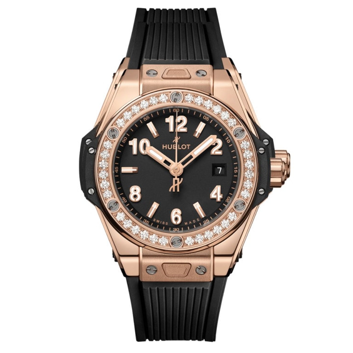 Hublot Big Bang 485.OX.1180.RX.1204 (2025) - Zwart wijzerplaat 33mm Goud/Staal (1/1)