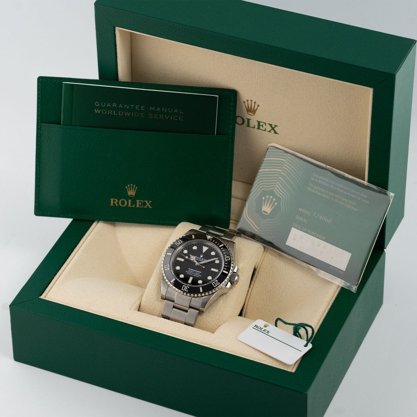 Rolex Submariner No Date 124060 (2025) - Zwart wijzerplaat 41mm Staal (4/4)