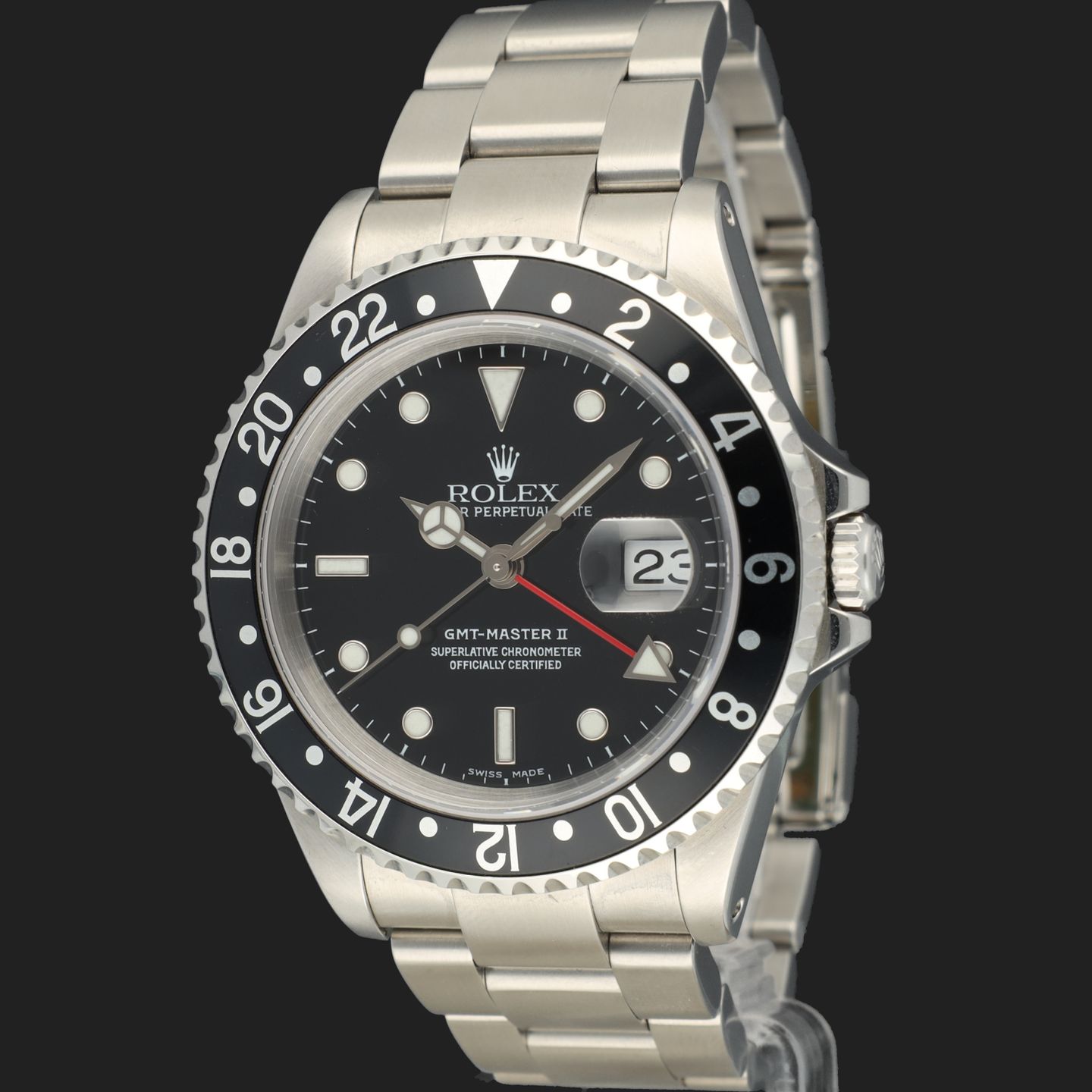 Rolex GMT-Master II 116710 (2002) - 40mm Staal (1/8)