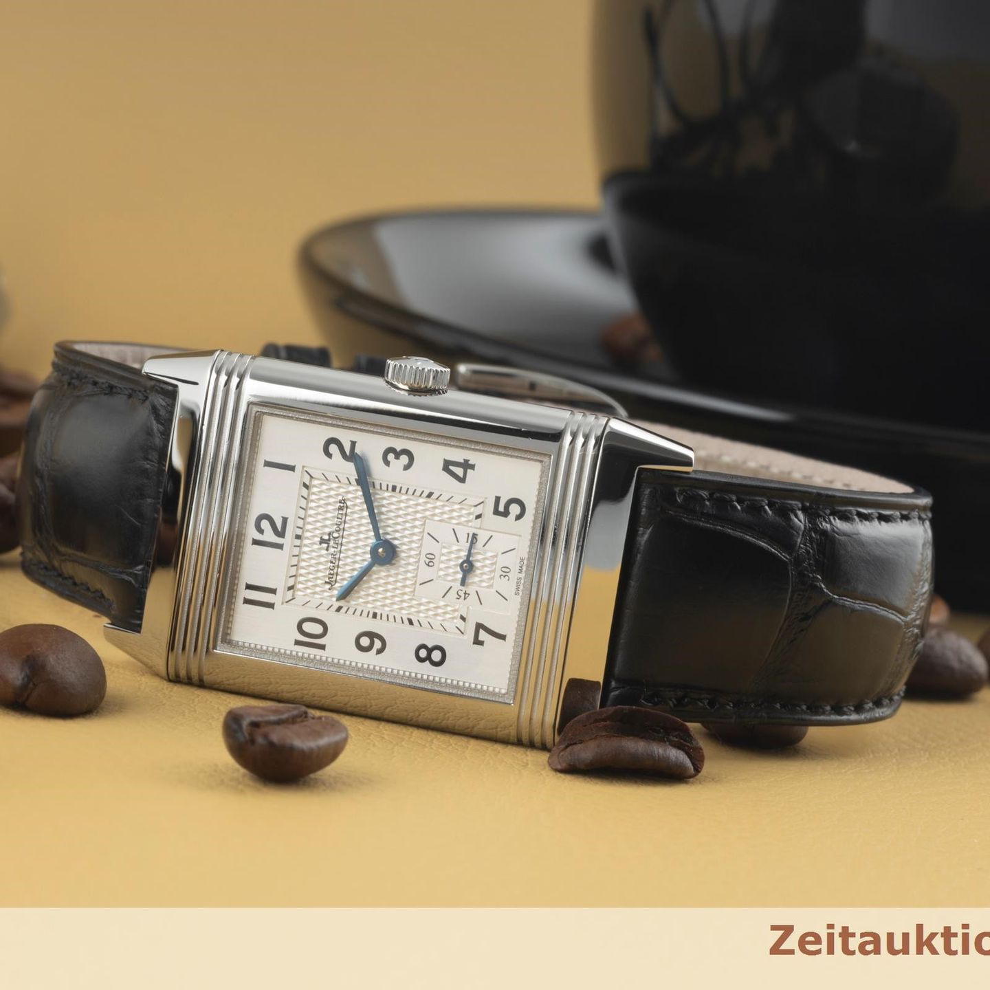 Jaeger-LeCoultre Reverso Classic Small Q2438520 (Unknown (random serial)) - Silver dial 26 mm Steel case (2/8)