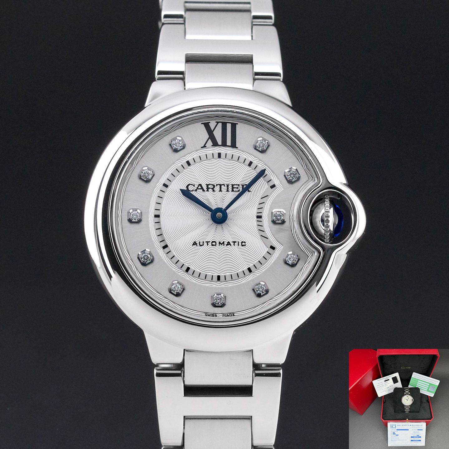 Cartier Ballon Bleu 33mm W4BB0021 - (1/8)