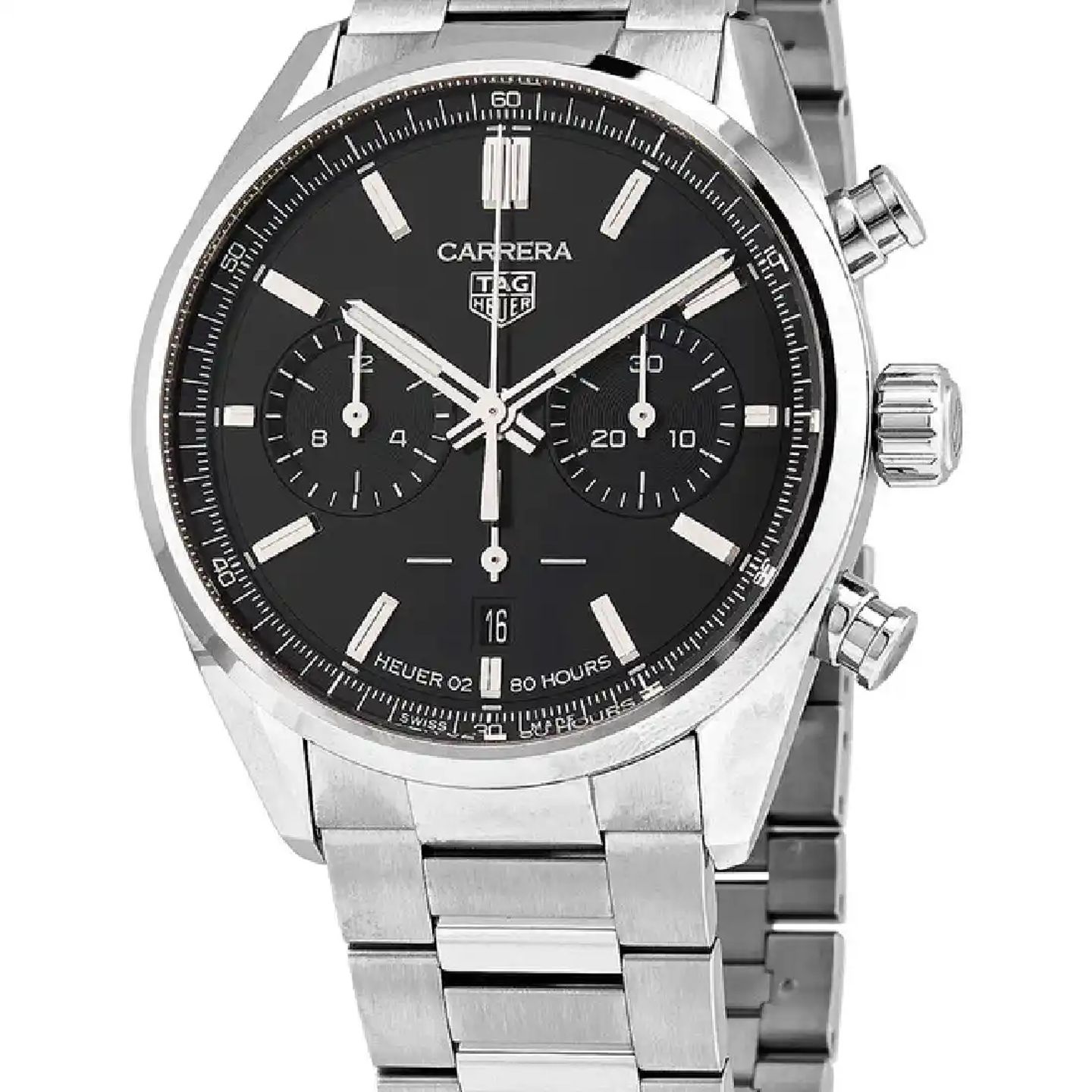 TAG Heuer Carrera CBN2010.BA0642 (2025) - Zwart wijzerplaat 42mm Staal (1/3)