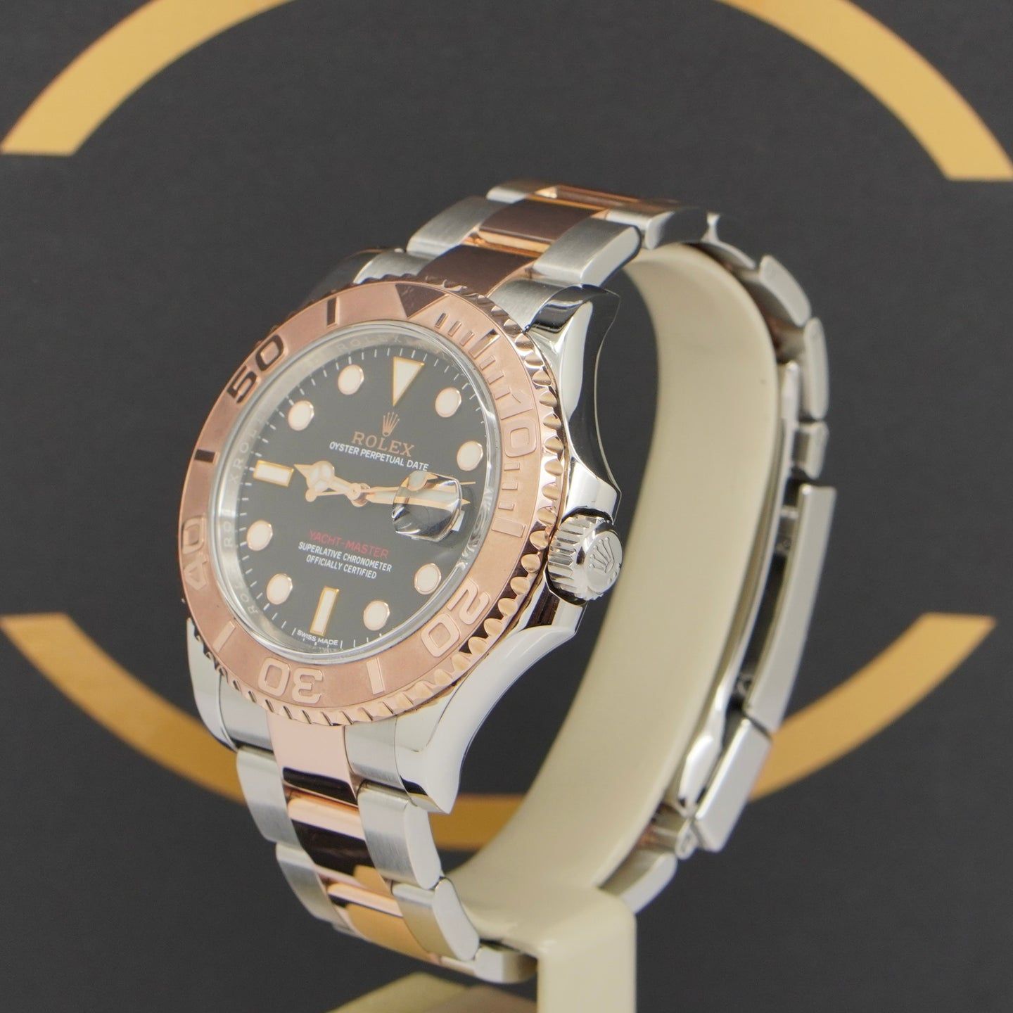 Rolex Yacht-Master 40 116621 (2019) - Black dial 40 mm Gold/Steel case (3/7)