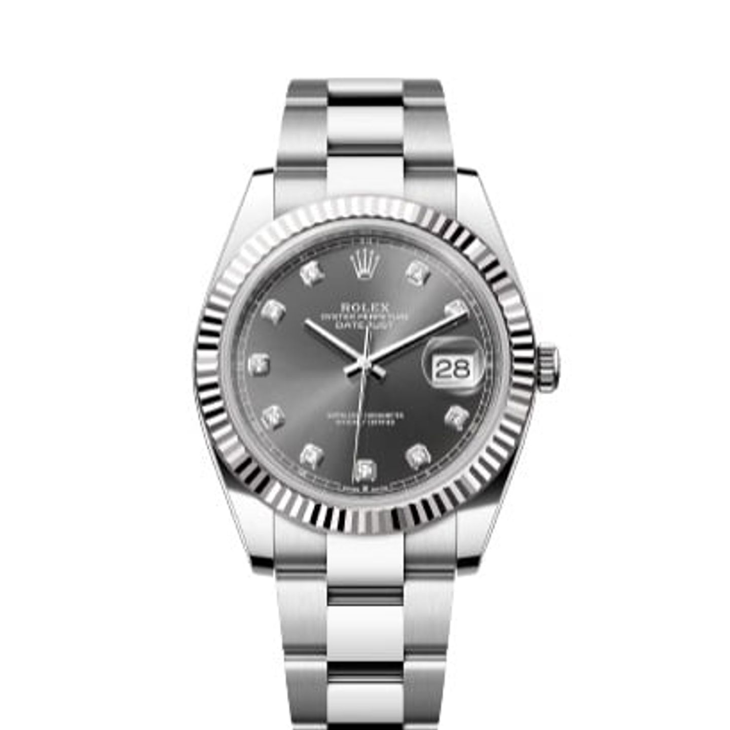 Rolex Datejust 41 126334 (2022) - Grijs wijzerplaat 41mm Staal (1/5)