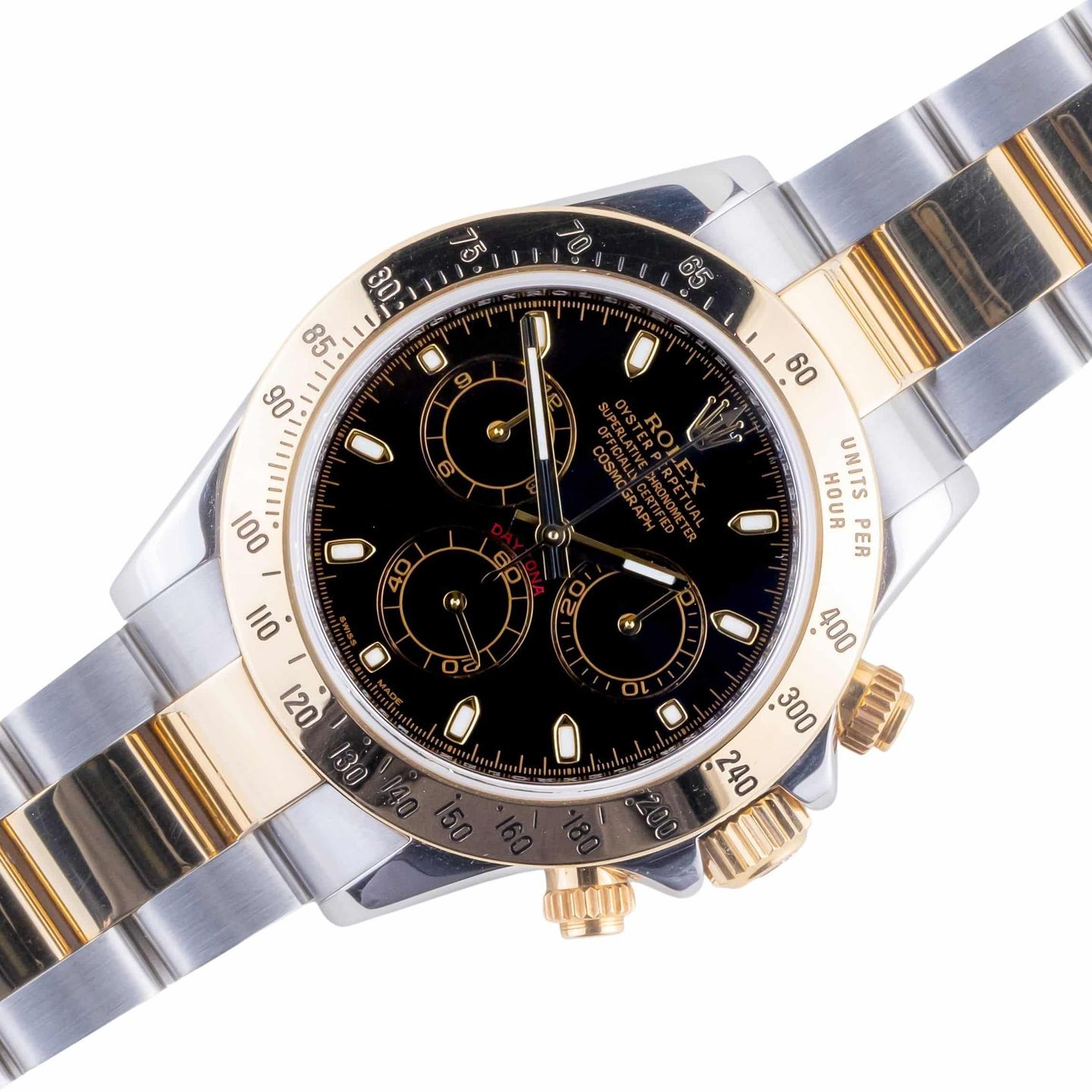 Rolex Daytona 116523 (2008) - 40 mm Gold/Steel case (1/8)
