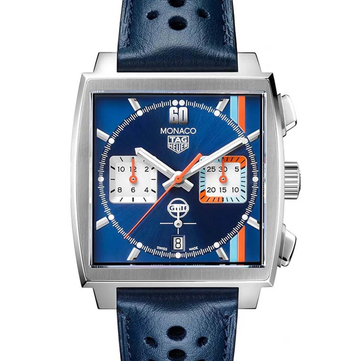 TAG Heuer Monaco CBL2115.FC6494 (2025) - Blue dial 39 mm Steel case (1/3)