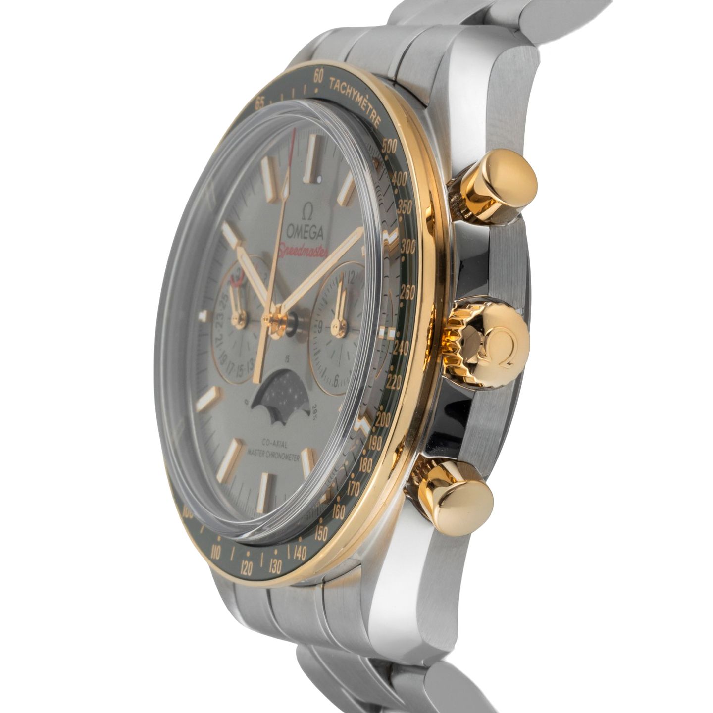 Omega Speedmaster Moonphase 304.23.44.52.06.001 (Unknown (random serial)) - Grey dial 44 mm Steel case (6/8)