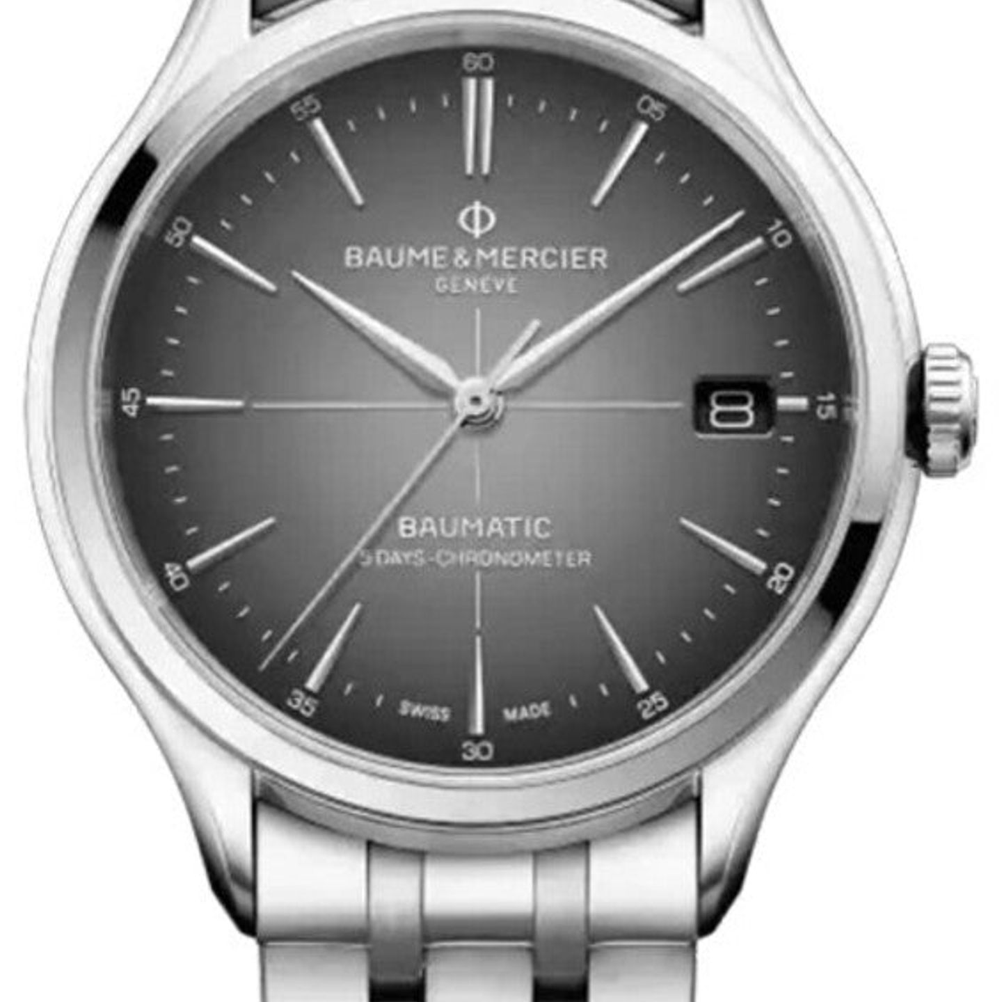 Baume & Mercier Clifton M0A10551 (2026) - Grey dial 40 mm Steel case (1/1)