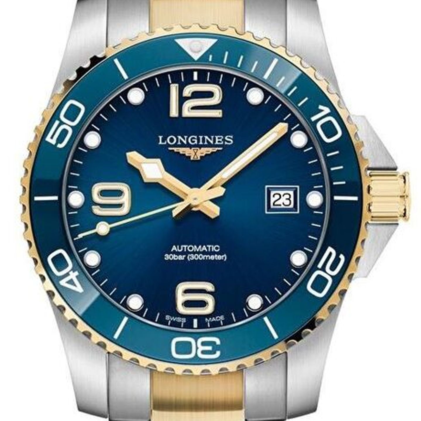 Longines HydroConquest L3.781.3.96.7 (2026) - Blauw wijzerplaat 41mm Staal (1/1)