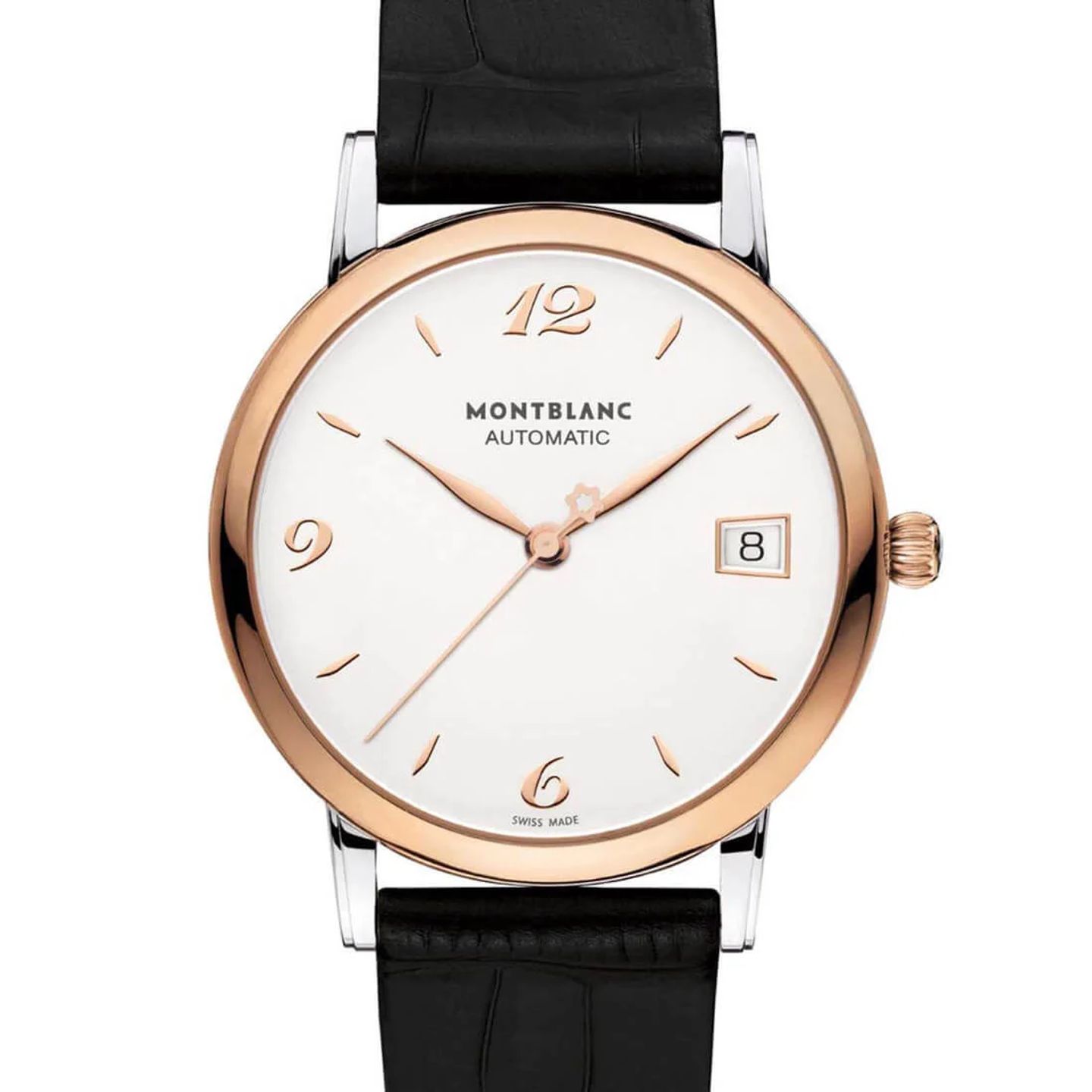 Montblanc Star Classique 112145 (2023) - Silver dial 39 mm Rose Gold case (1/3)
