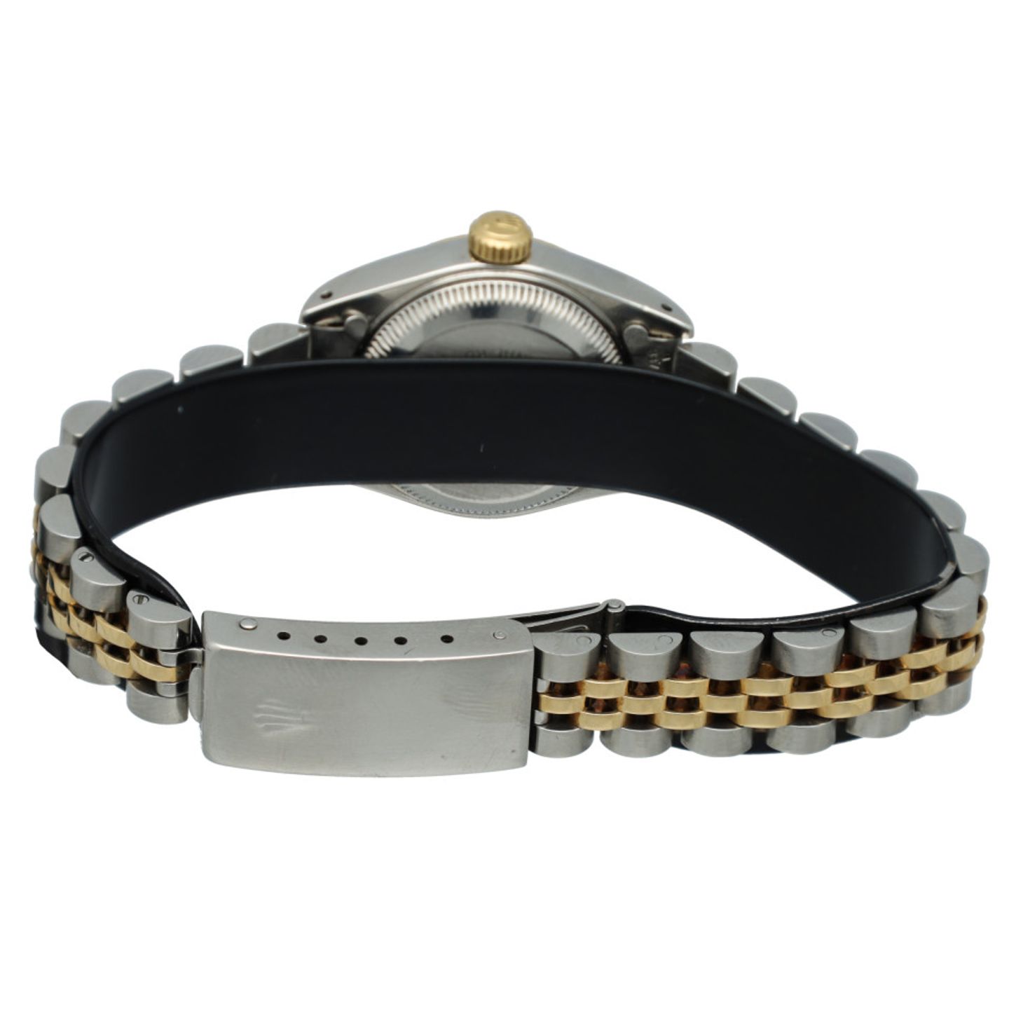 Rolex Lady-Datejust 69173 (1985) - Black dial 26 mm Gold/Steel case (5/7)