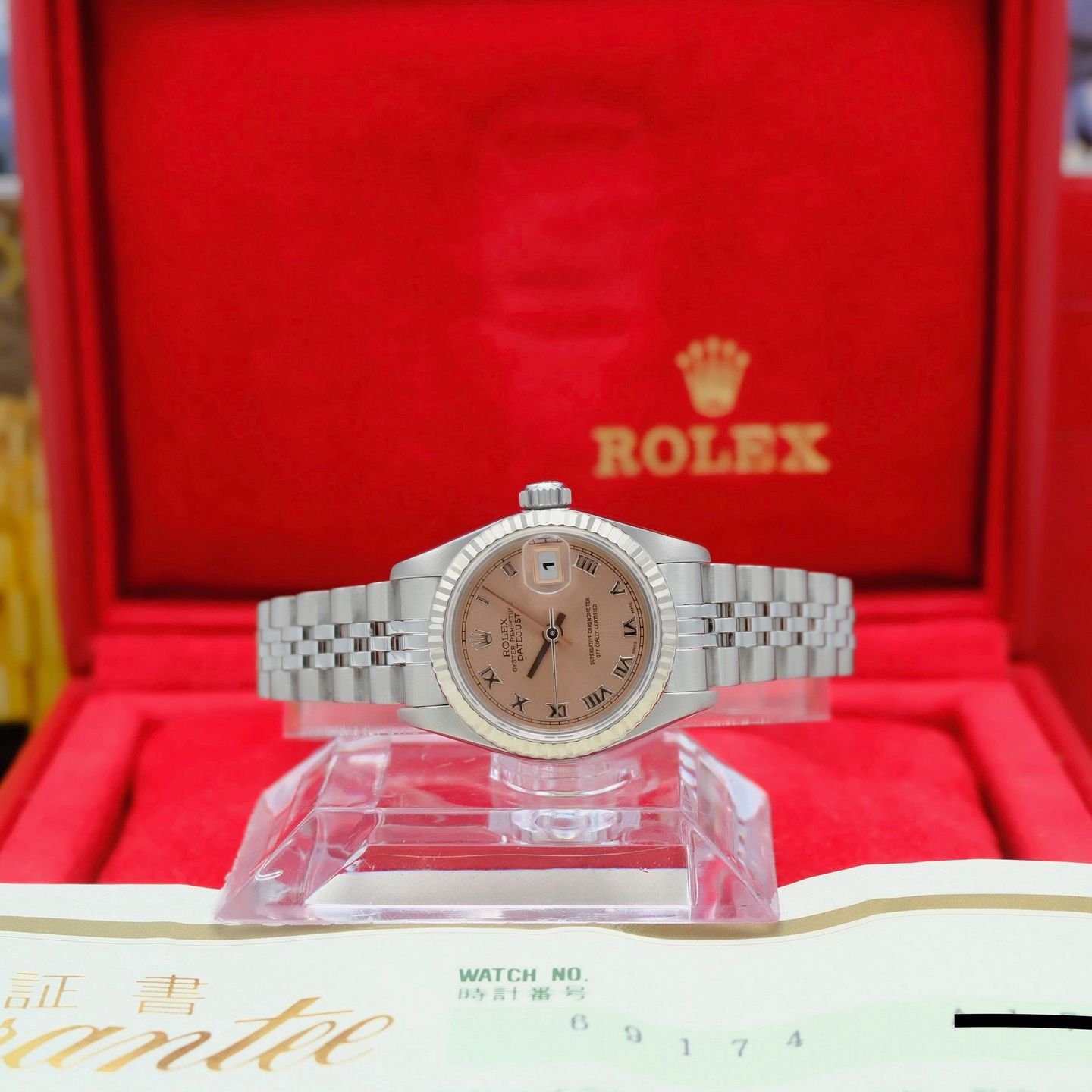 Rolex Lady-Datejust 69174 (2002) - 26 mm Steel case (3/8)