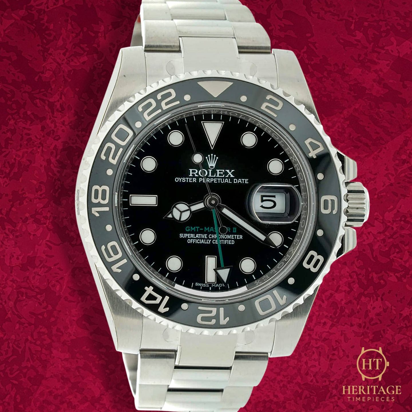 Rolex GMT-Master II 116710LN (2017) - Black dial 40 mm Steel case (1/8)