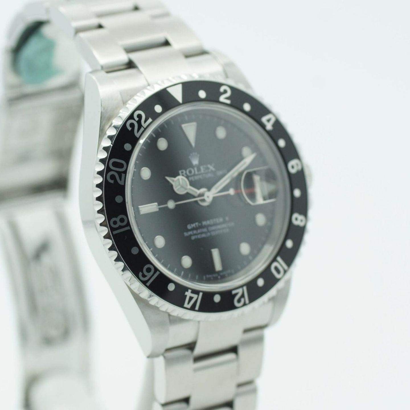 Rolex GMT-Master II 16710 (2002) - Zwart wijzerplaat 40mm Staal (4/8)