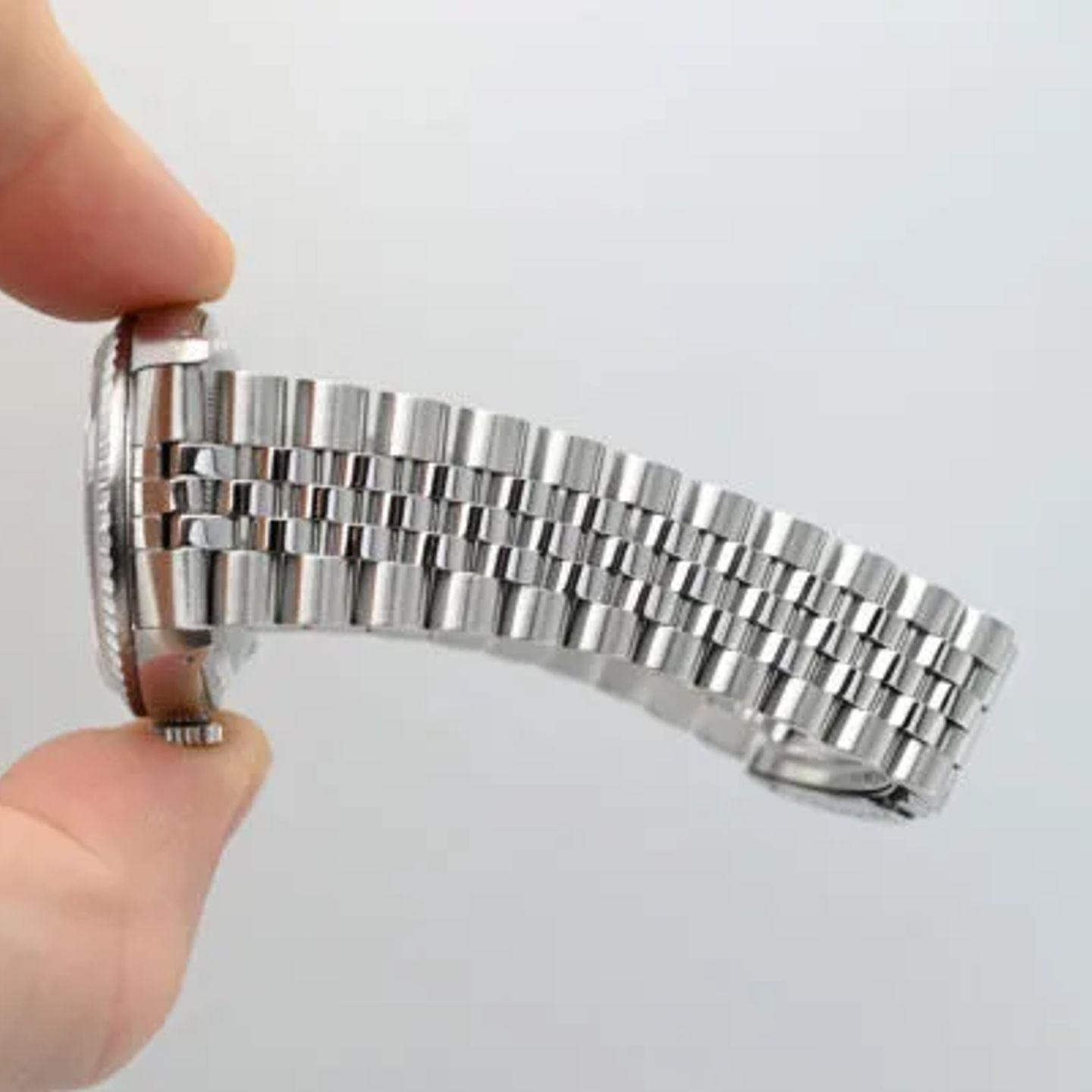 Rolex Datejust 36 16220 (1989) - Silver dial 36 mm Steel case (14/14)