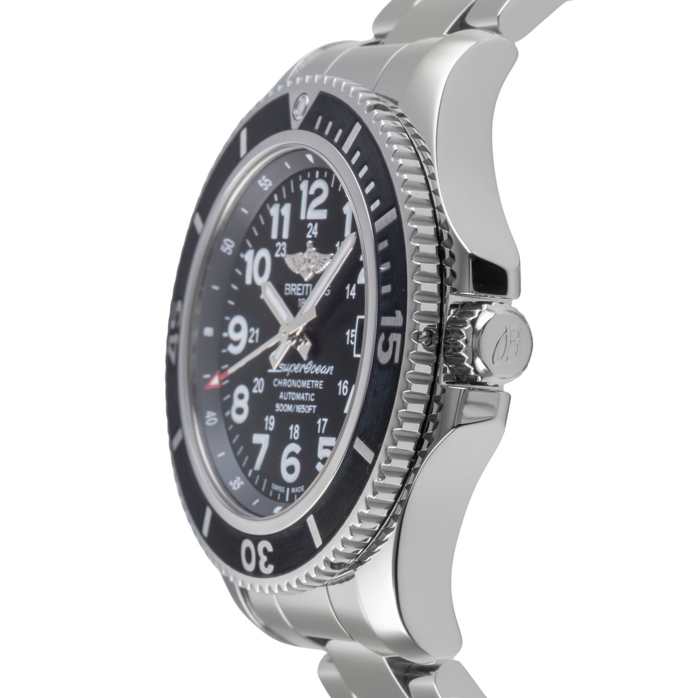 Breitling Superocean II 42 A17365C9/BD67 (Unknown (random serial)) - Black dial 42 mm Steel case (6/8)