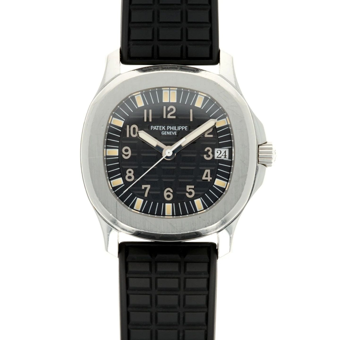 Patek Philippe Aquanaut 5060 (1997) - Black dial 34 mm Steel case (1/1)