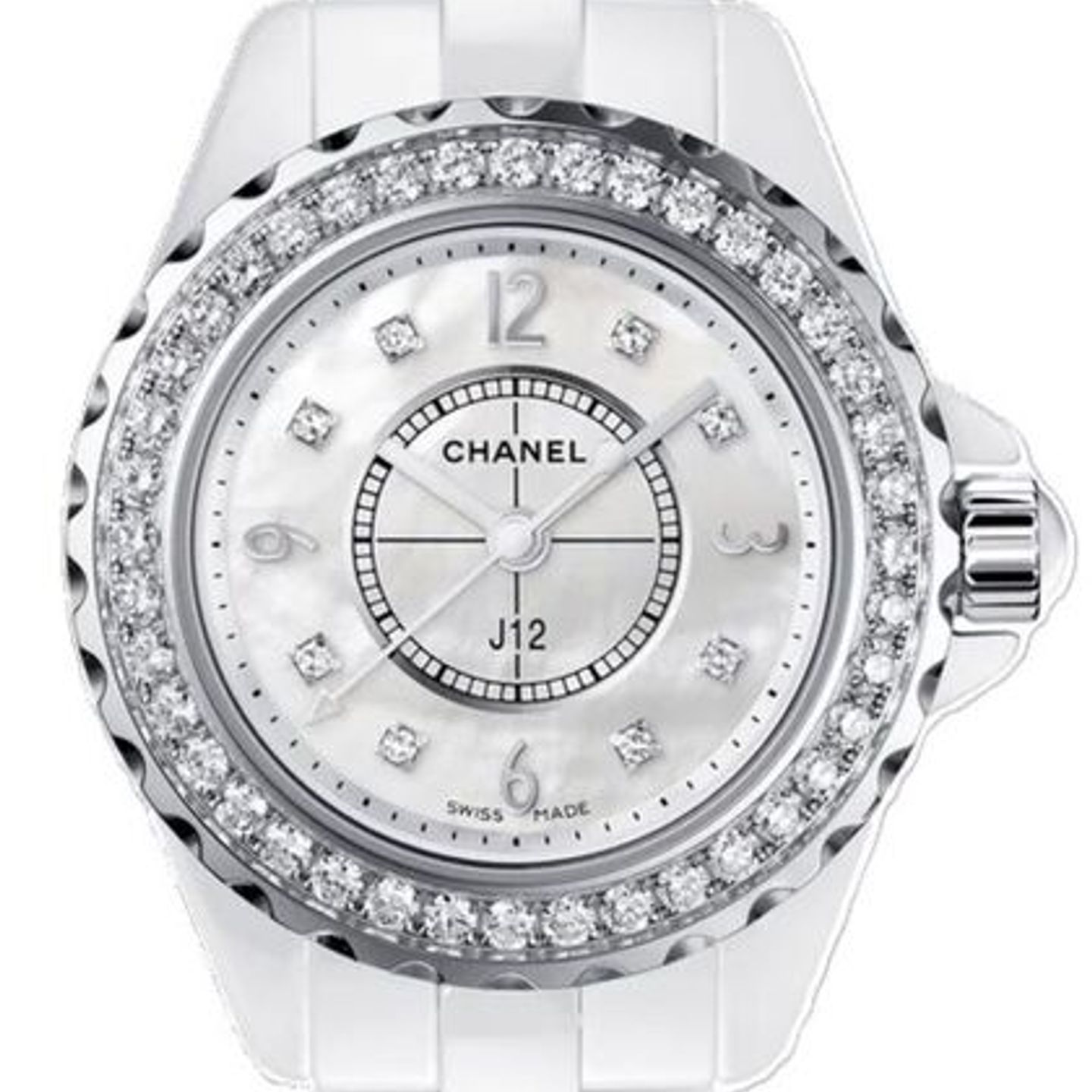 Chanel J12 H2572 (2025) - Pearl dial 29 mm Ceramic case (1/1)