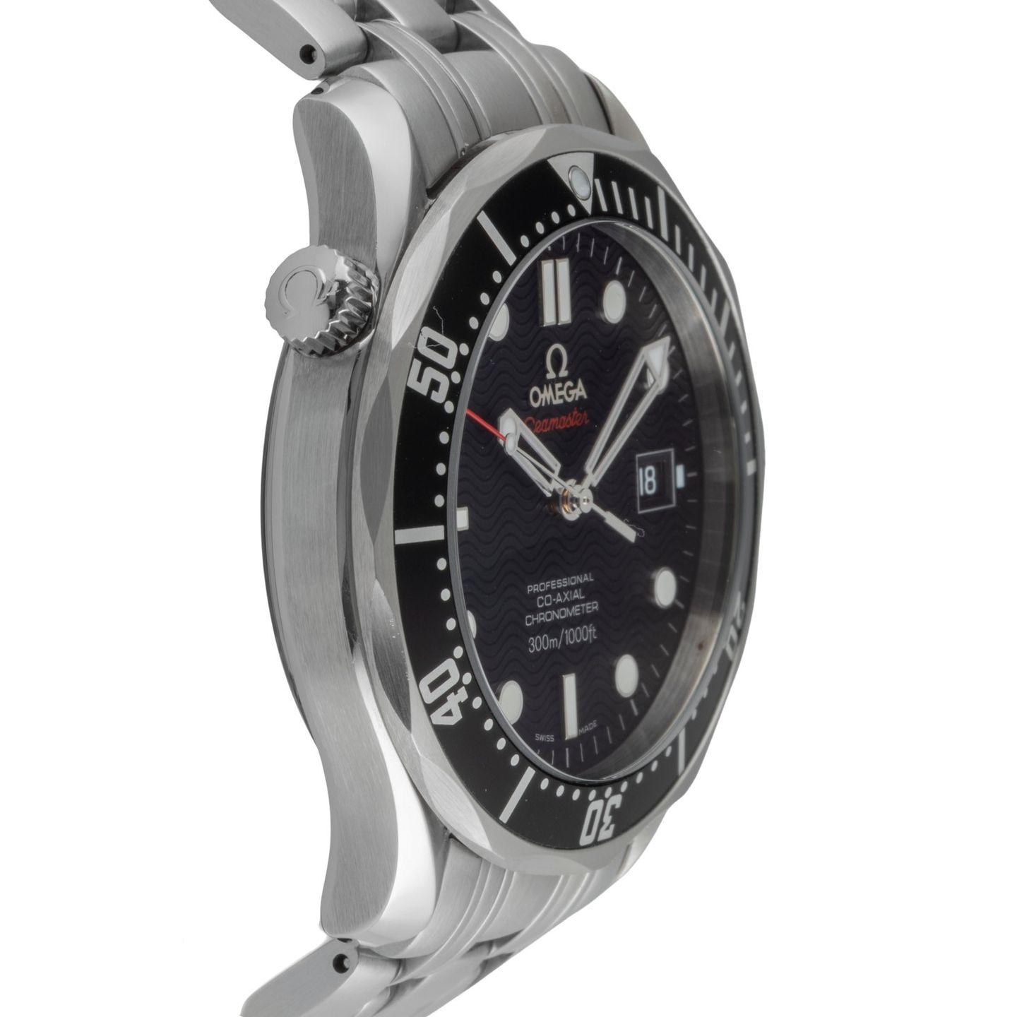 Omega Seamaster Diver 300 M 212.30.41.20.01.002 (Onbekend (willekeurig serienummer)) - Zwart wijzerplaat 41mm Staal (7/8)