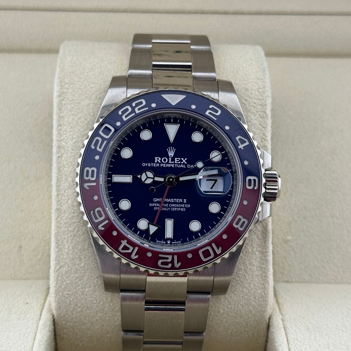 Rolex GMT-Master II 126719BLRO (2021) - Blue dial 40 mm White Gold case (1/6)