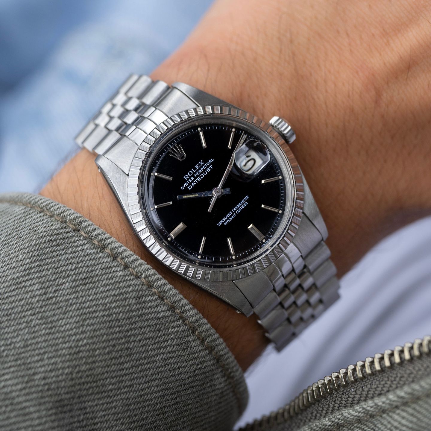 Rolex Datejust 1603 (Unknown (random serial)) - 36 mm Steel case (2/4)