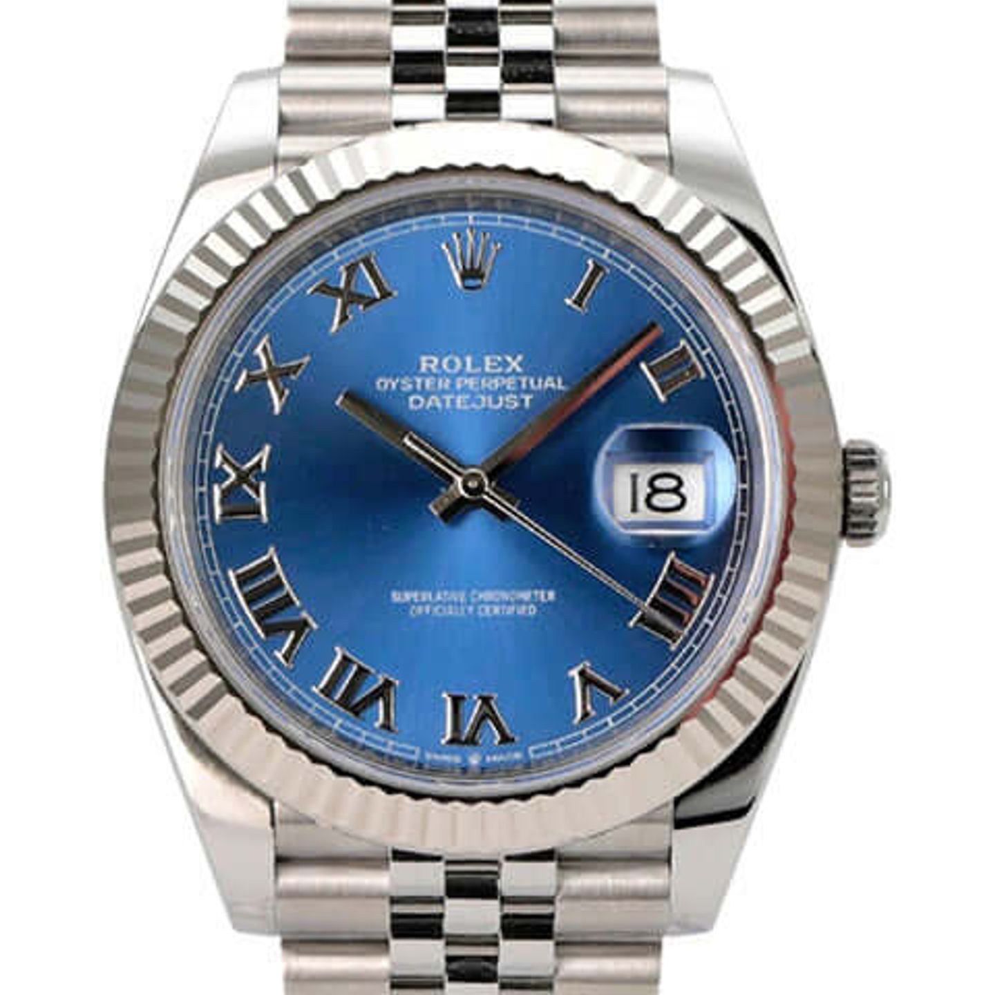 Rolex Datejust 41 126334 (2023) - Blue dial 41 mm Steel case (1/8)