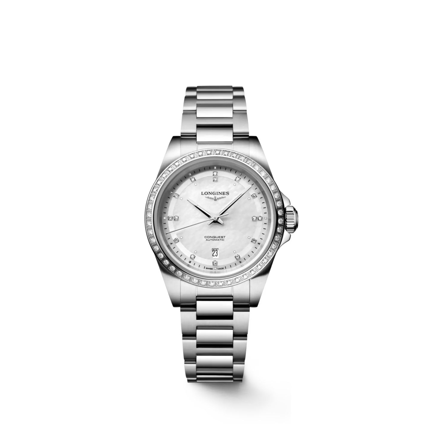 Longines Conquest L3.320.0.87.6 (2025) - White dial 30 mm Steel case (1/1)