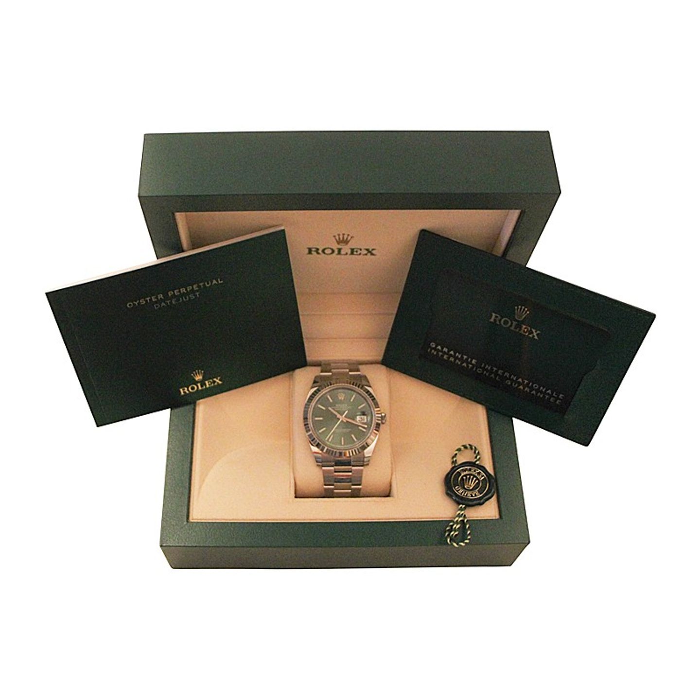 Rolex Datejust 41 126334 (2024) - Green dial 41 mm Steel case (4/4)